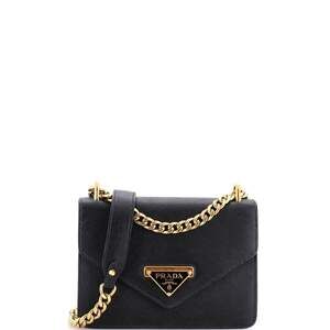 Prada Envelope Flap Chain Shoulder Bag #244994P14B